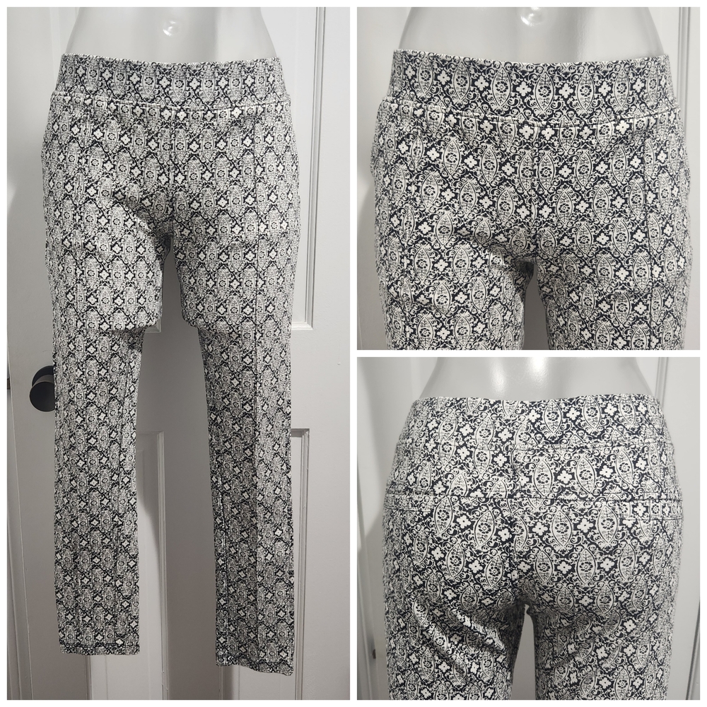 Calvin Rucker Black & White Cotton Leggings M